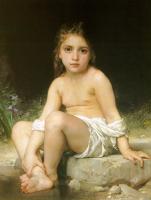 Bouguereau, William-Adolphe - Child at Bath